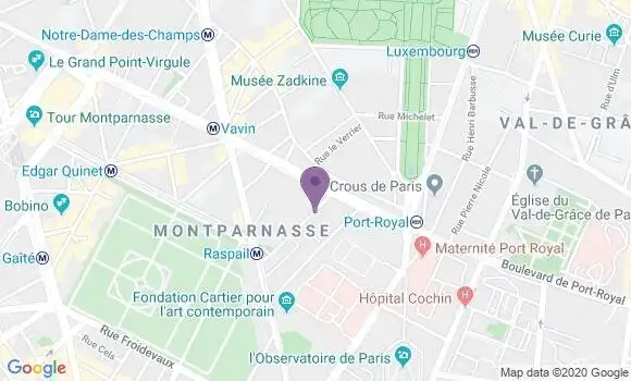 Localisation Mtre Bouvier Eve Marie