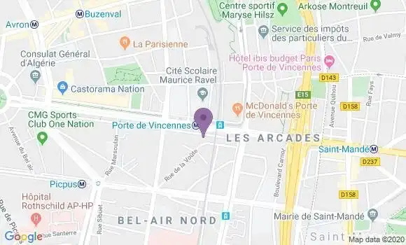 Localisation Mtre Bouvier Véronique