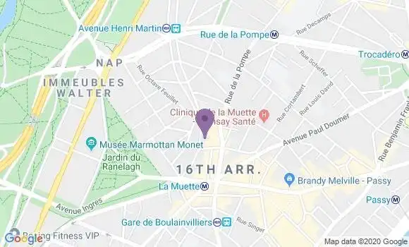Localisation Mtre Bredy Isabelle