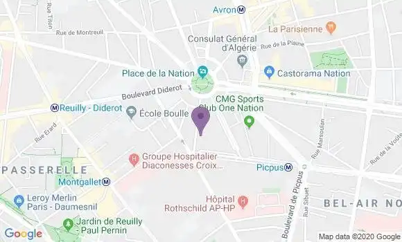Localisation Mtre Briquet Clotilde