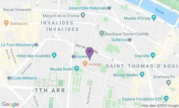 Localisation Mtre Cafritz Eric