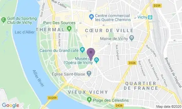 Localisation Mtre Moya Gwendoline