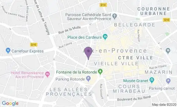Localisation Mtre Fregosi Laurane