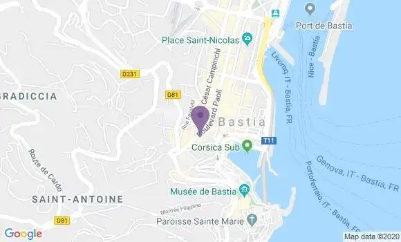 Localisation Mtre Vaccarezza Jacques