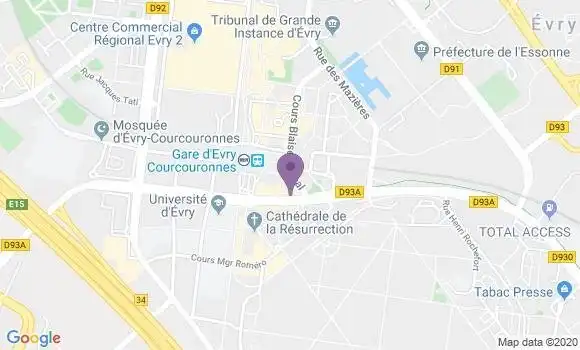 Localisation Mtre Huchet Cassandre