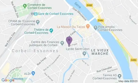 Localisation Mtre Sevin Virginie