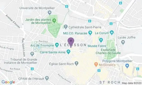 Localisation Mtre Capmas Sophie