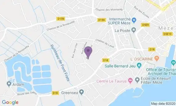 Localisation Mtre Casas Flora
