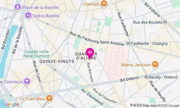 Localisation Mtre Delmas Vincent