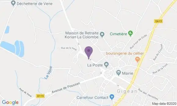 Localisation Mtre Danet Fanny