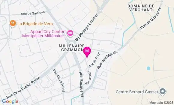 Localisation Mtre Diamant Berger Sarah