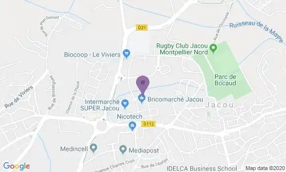 Localisation Mtre Dubourdieu Audrey