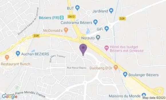 Localisation Mtre Tallon Samuel