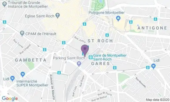 Localisation Mtre Fourrier Laurence Marie