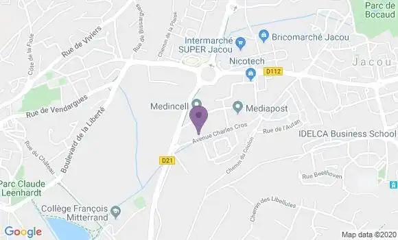 Localisation Mtre Greciano Marion