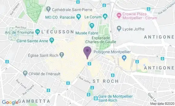 Localisation Mtre Guegniard Emilie