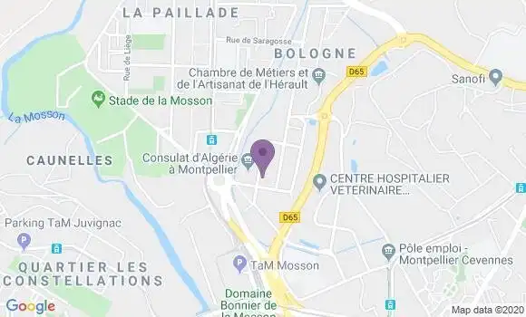 Localisation Mtre Lasmoles Guillaume
