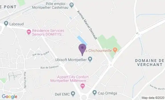 Localisation Mtre Laurens Brice