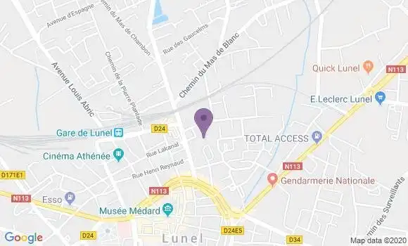 Localisation Mtre Minot Lilian