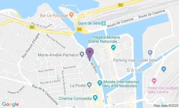Localisation Mtre Prat Sylvie
