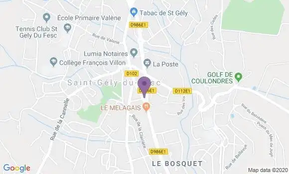 Localisation Mtre Raissac Lise