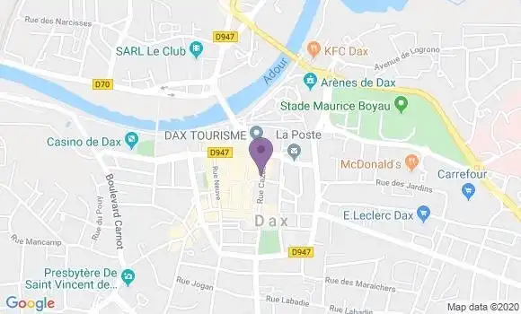 Localisation Mtre Caullet Meilhan Audrey