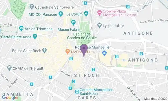 Localisation Mtre Schneider Caroline