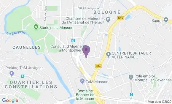 Localisation Mtre Senmartin Philippe