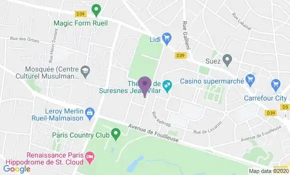 Localisation Mtre Delsart Christophe