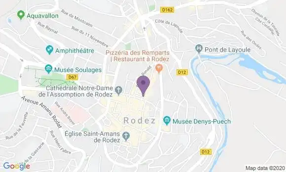 Localisation Mtre Cazor Elsa