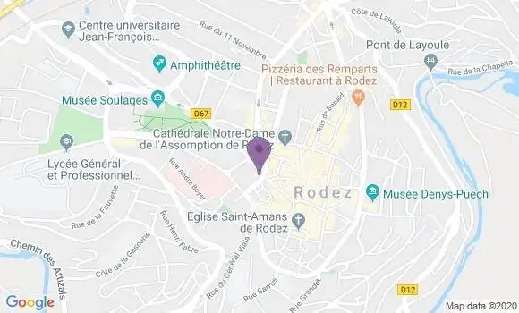 Localisation Mtre Rispal Lolita