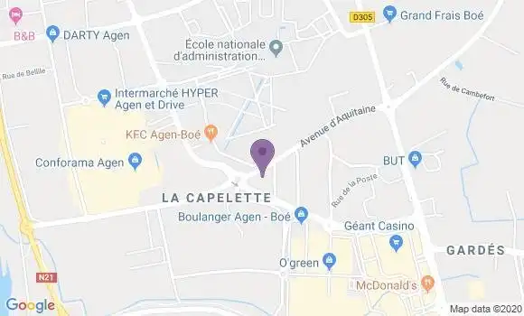 Localisation Mtre Duval François