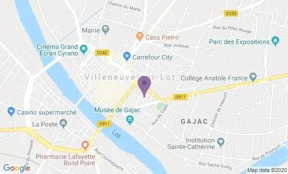 Localisation Mtre Fournier Sandrine