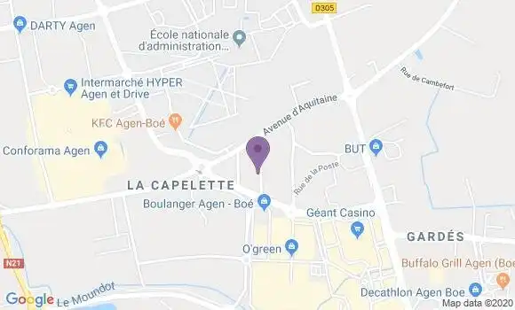 Localisation Mtre Issagarre Emilie