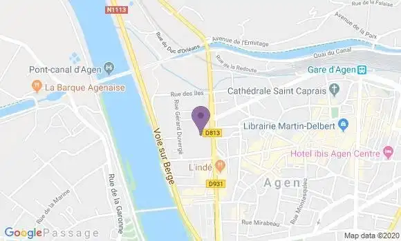 Localisation Mtre Lagleyre Benjamin