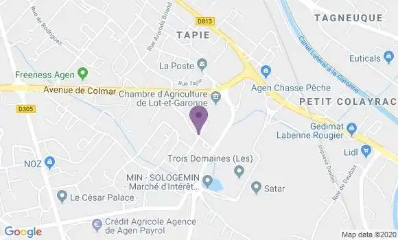 Localisation Mtre Llamas David