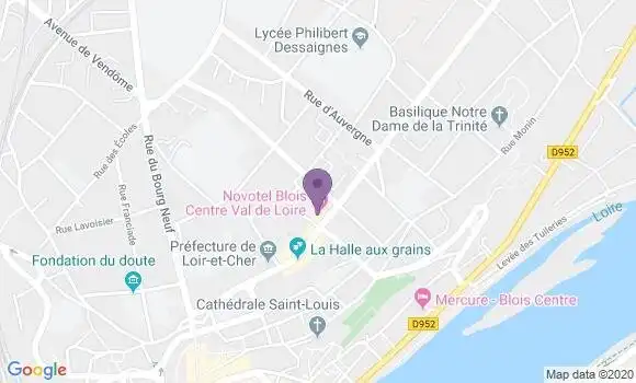 Localisation Mtre Douady Aurore