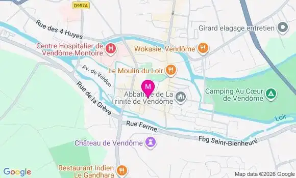 Localisation Mtre Pouget Sandrine