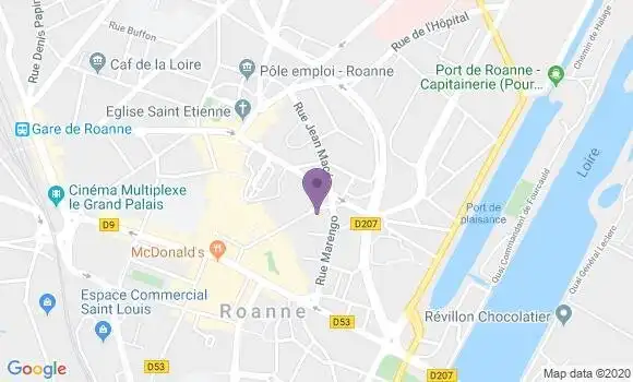 Localisation Mtre Favrichon Clara
