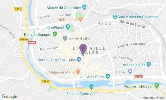 Localisation Mtre Girondon Claire