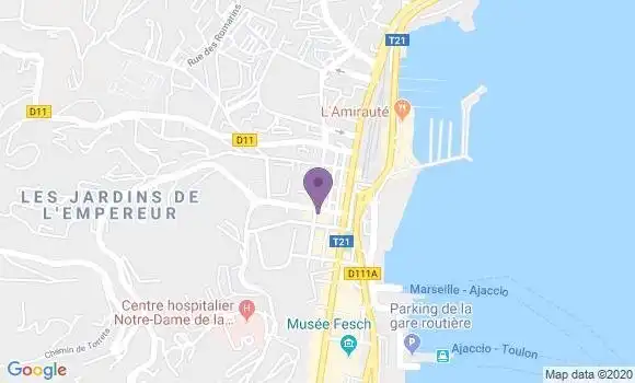 Localisation Mtre Appietto Michel