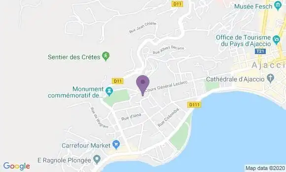 Localisation Mtre Bernardi Jean François