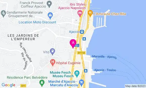 Localisation Mtre Blondio Mondoloni Virginie