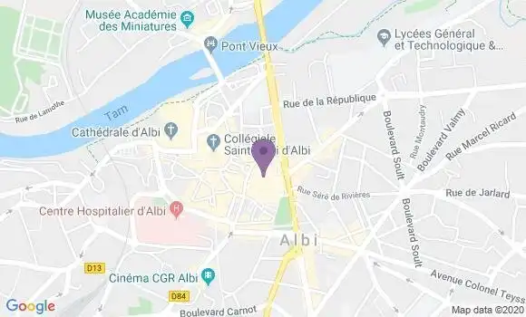 Localisation Mtre Branger Estelle