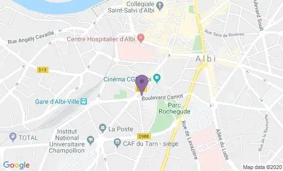 Localisation Mtre Cabanes D