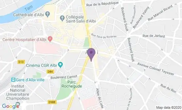 Localisation Mtre Genest Caroline