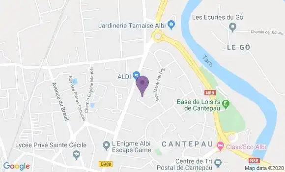 Localisation Mtre Gillet Elisa