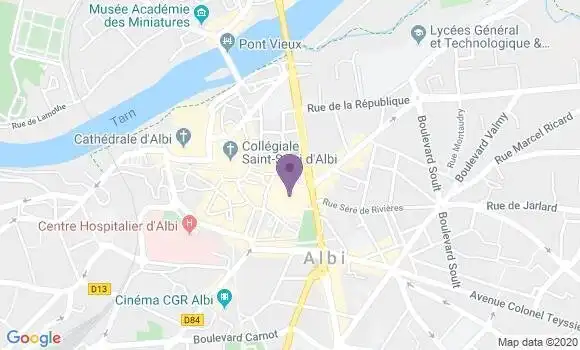 Localisation Mtre Malric Laroche Marie