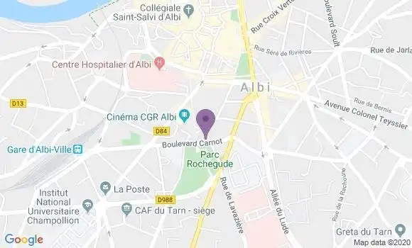 Localisation Mtre Toulze Benjamin