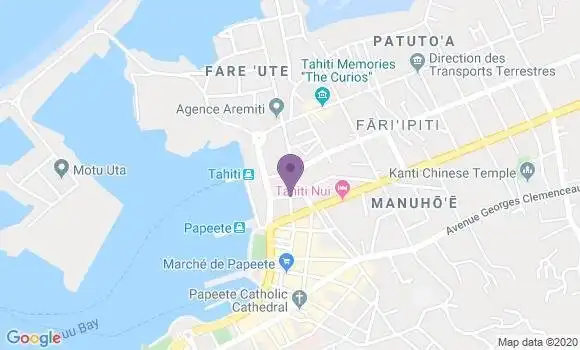 Localisation Mtre Grattirola Hina
